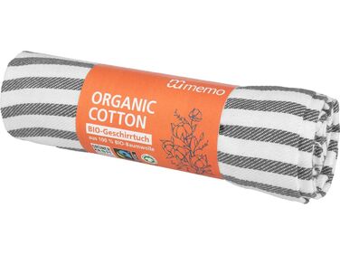 Кухонное полотенце из органического хлопка 50 x 70 см, полосатое Memo