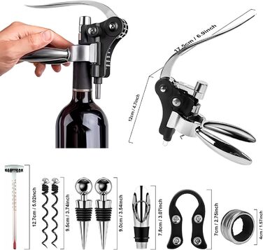 Подарунковий набір для вина 9 предметів LIbgiubhy