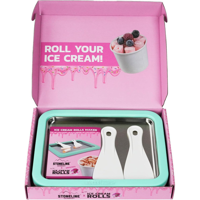 Набір для приготування рол-морозива, зелений, Mr. Ice Cream Rolls STONELINE