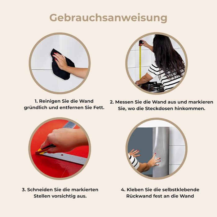 Кухонний фартух 60x250 см, самоклеючий фартух, кухонний фартух, кухонний фасад, самоклеючі кухонні фартухи - Осінь (кольори - Синій, 80 x 500 см)