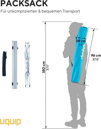 Кемпинговый стол 90 х 52 х см Uquip