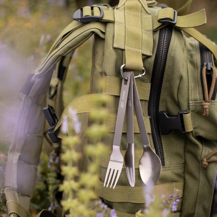 Туристический набор столовых приборов из титана Esbit