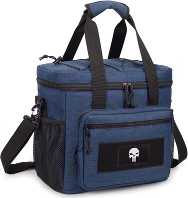 Тактична сумка для ланчу для чоловіків 12,3 л синя Bunnychic