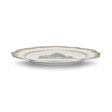 Тарелка Fissman 20 см CHRISTMAS EVE фарфор (13756)