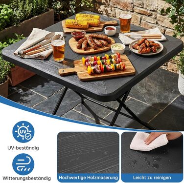 Розкладний стіл 80 x 80 x 74 см LIFERUN