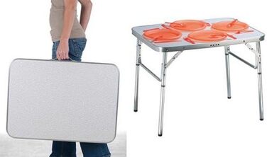 Складной кемпинговый стол 75 x 55 см Spetebo