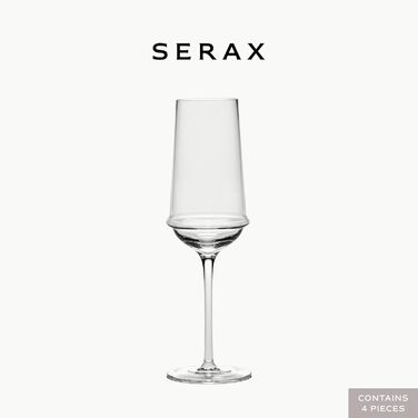 Елегантні келихи для шампанського 4 шт 400 мл Serax