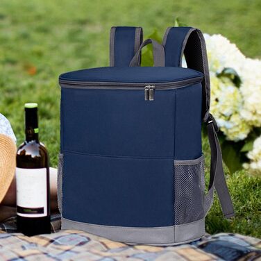 Большой терморюкзак синий Generisch