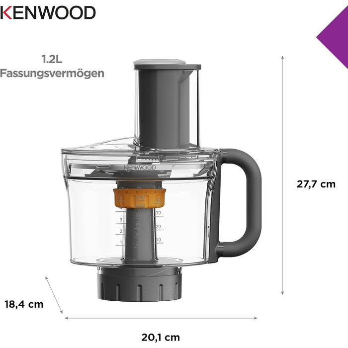 Аксессуары для кухонного комбайна, 5 дисков для нарезки 1,2 л Kenwood