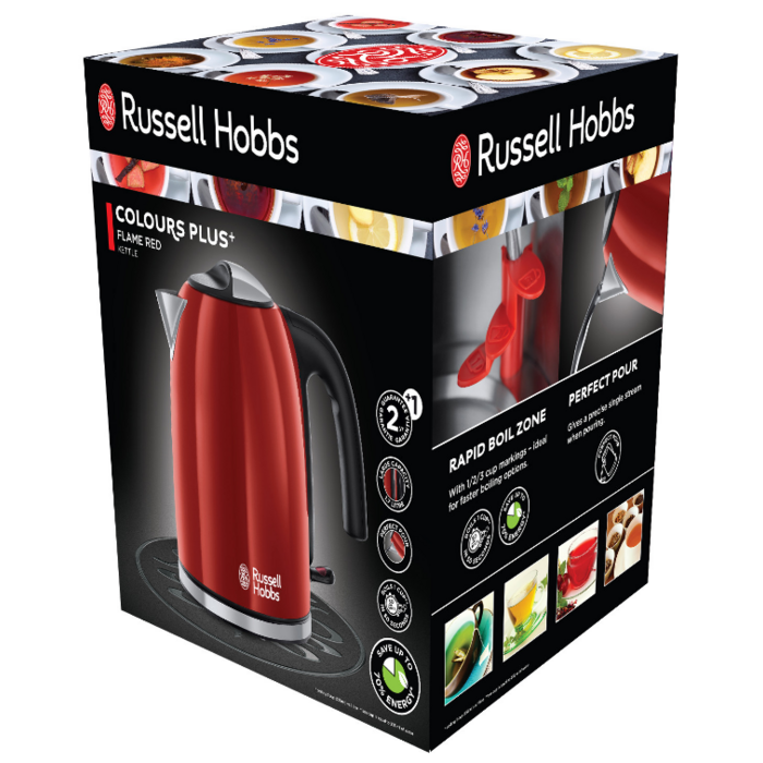 Елекрочайник Russell Hobbs 20412-70 Цвета Плюс Красный