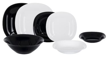 Сервиз столовый Luminarc Carine White&Black, 18 предметов (6988982)