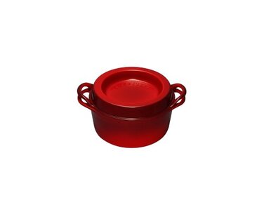 Каструля / жаровня 24 см, бордовий Le Creuset