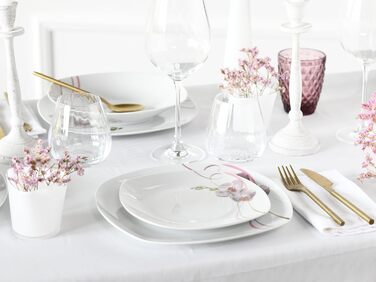 Набор тарелок на 6 персон, 18 предметов, Square Orchidee Creatable