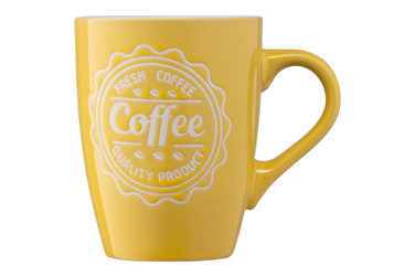 ARDESTO Чашка Coffee, 330 мл, желтая, керамика