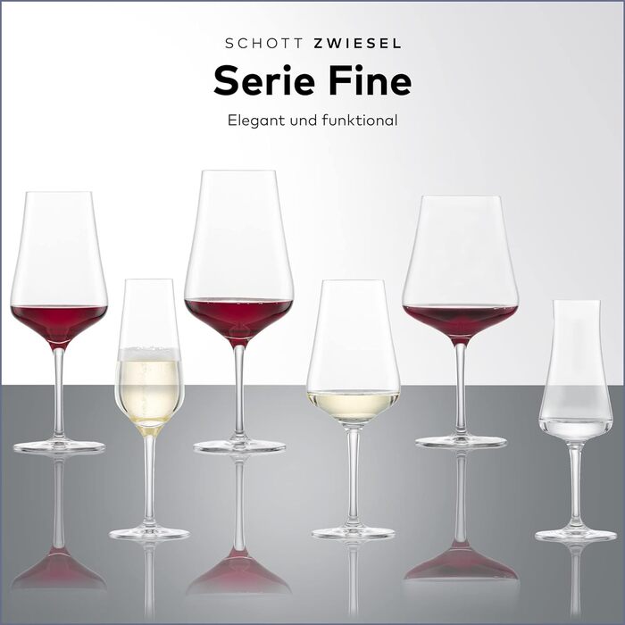 Келихи для червоного вина 0,65 л, набір 6 предметів, Fine Schott Zwiesel