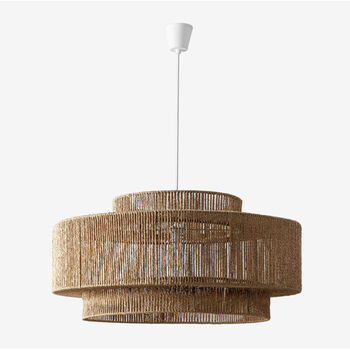 Стельовий світильник Kena з плетеного паперу 80 см SKLUM