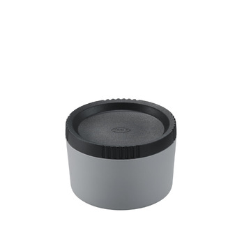 Силиконовый контейнер для соусов 0,05 л с крышкой, серый/черный FLEXX 2GO Rosle