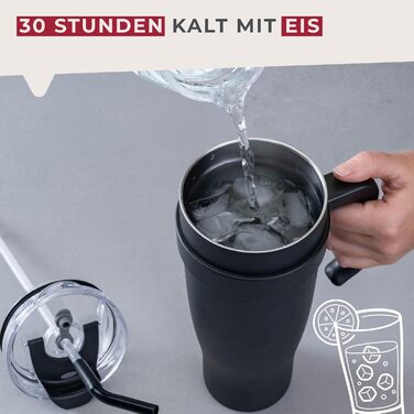 Термокухоль 1200 мл, чорний Fackelmann