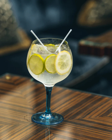 Келих для коктейлю 600 мл, Crystal Gin Balloon Blue, Urbanbar (Урбанбар)