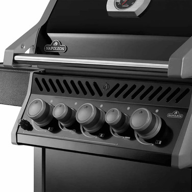 Газовый гриль Napoleon Rogue 425R с боковой горелкой Sizzle Zone и вертилем, черный RB425RSBPK-2-UA-R Код: 013123