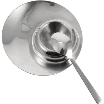 Підставка для яєць 12 см з ложкою, нержавіюча сталь Toyvian