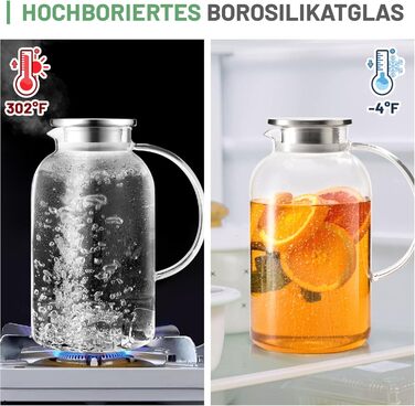 Стеклянный кувшин 2,5л SUSTEAS