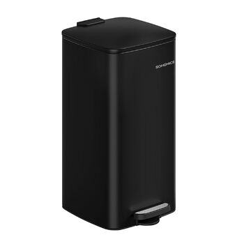 Сміттєвий бак 30 л чорний SONGMICS