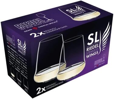 Бокали Riedel 7789/0-265 без ніжки, прозорі (для Ріслінгу/Шампанського, 4 шт. в упаковці)