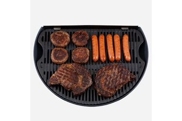 КОМПЛЕКТ Портативный переносной газовый гриль O-GRILL 600T, синий+шланг в подарок! Код: 011678