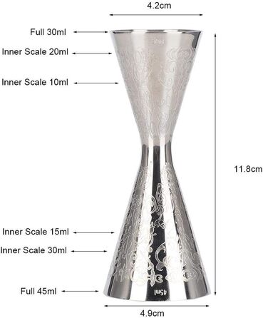 Профессиональный джигер для коктейлей Fdit