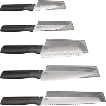 Набір ножів, 5 предметів, чорний/опал Duo Elevate Joseph Joseph
