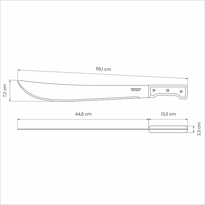 Ніж мачете Tramontina, 450 мм (7081446)