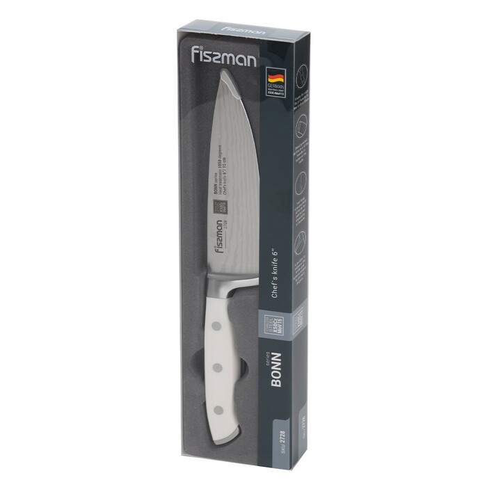 Ніж Fissman кухарський BONN 15 см X50CrMoV15 сталь (2728)