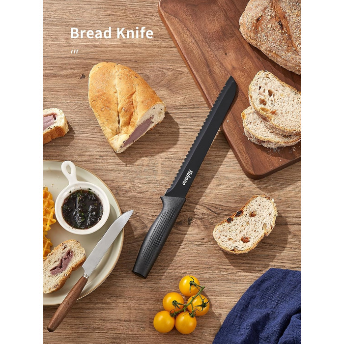 Набор кухонных ножей с точилкой Yabano