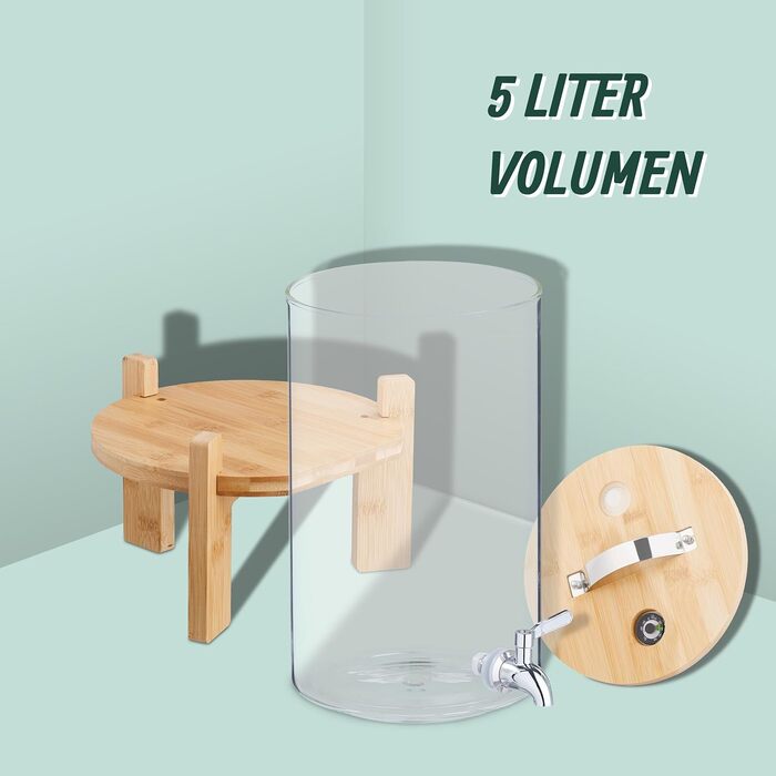 Диспенсер для напоїв 8 л Relaxdays