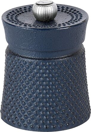 Ручная мельница для перца, классическая регулировка помола, Высота чугун, 35402 (8 см, одинарная, синяя)