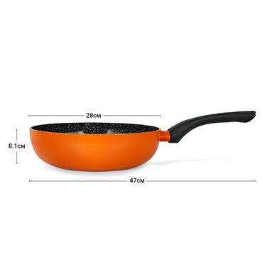 Глубокая сковорода Fissman PENETTA 28x8,1 см индукционная (4779)