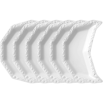 Набор связующих тарелок 19 x 8,5 см набор из 6 шт. Rosenthal Maria Weiss
