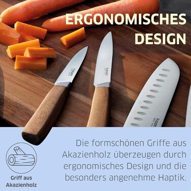 Набір кухонних ножів 3 предмета Kuppels