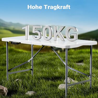 Складной кемпинговый стол 122 х 60 х 75 см Wiltec