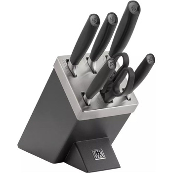 Набор ножей с блоком, 7 предметов, серебристый/антрацит All Star Zwilling
