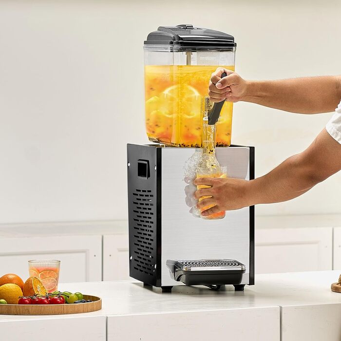 Профессиональный диспенсер для напитков 12 л 246 Вт VEVOR