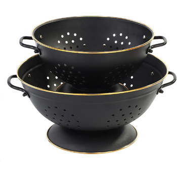 Набір із 2 металевих друшляків-сит 23 та 28 см beifeier