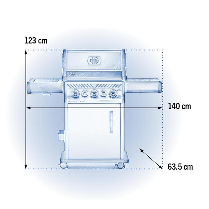 Газовый гриль Napoleon Phantom Rogue SE 425, c задней и боковой Sizzle Zone конфорками, черный мат RSE425RSIBPK-1-PHM Код: 011760