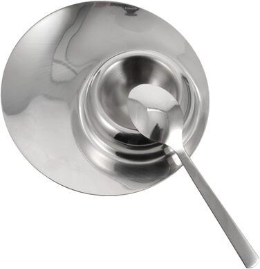 Підставка для яєць 12 см з ложкою, нержавіюча сталь Toyvian