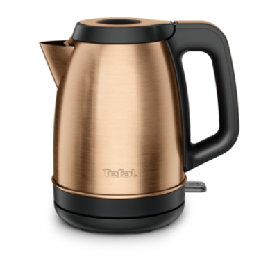 Tefal Электрочайник Coppertinto 1.7л, Strix, нержавеющая сталь, бронзовый