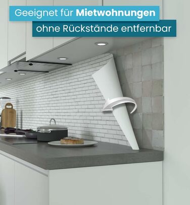 Самоклеюча кухонна панель - матова, преміальна бризкозахисна плівка 0,4 мм як доступна альтернатива склу, легке встановлення та очищення - висота 60 см - Дизайн Світло-сірий мармур 180 x 60 см (Біла плитка, Ш 60 см x В 60 см, 0,2 мм)