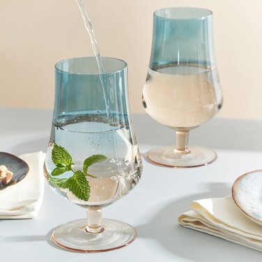 Набор из 2-х бокалов Fissman для холодных напитков 600 мл стекло (13686)