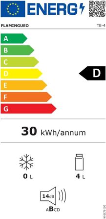 Міні-холодильник 4 л синій Flamingueo