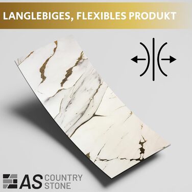 Стінові панелі під мармур 120 х 60 см AS Country Stone